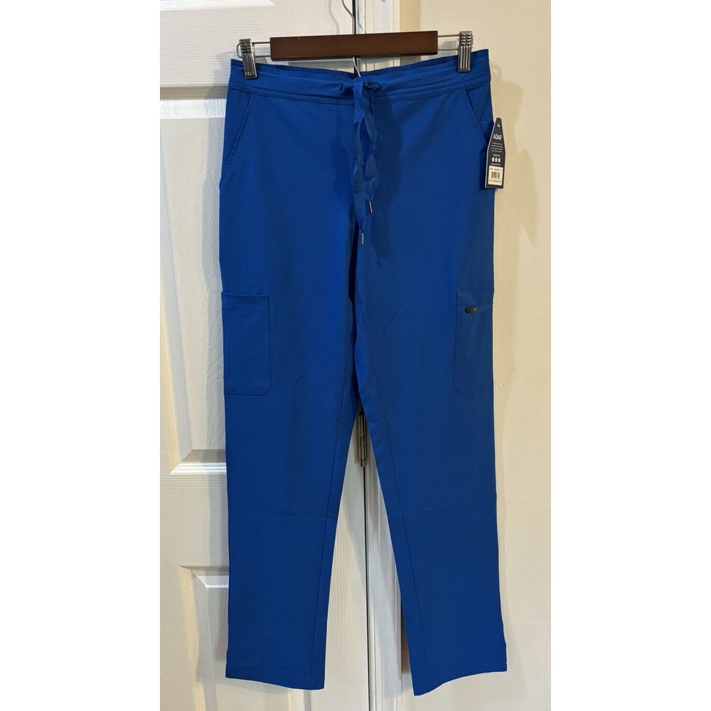 Adar Addition Scrub‎ Pants Women's Sz XS Blue Pockets NWT